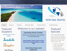 Tablet Screenshot of neweratravel.com